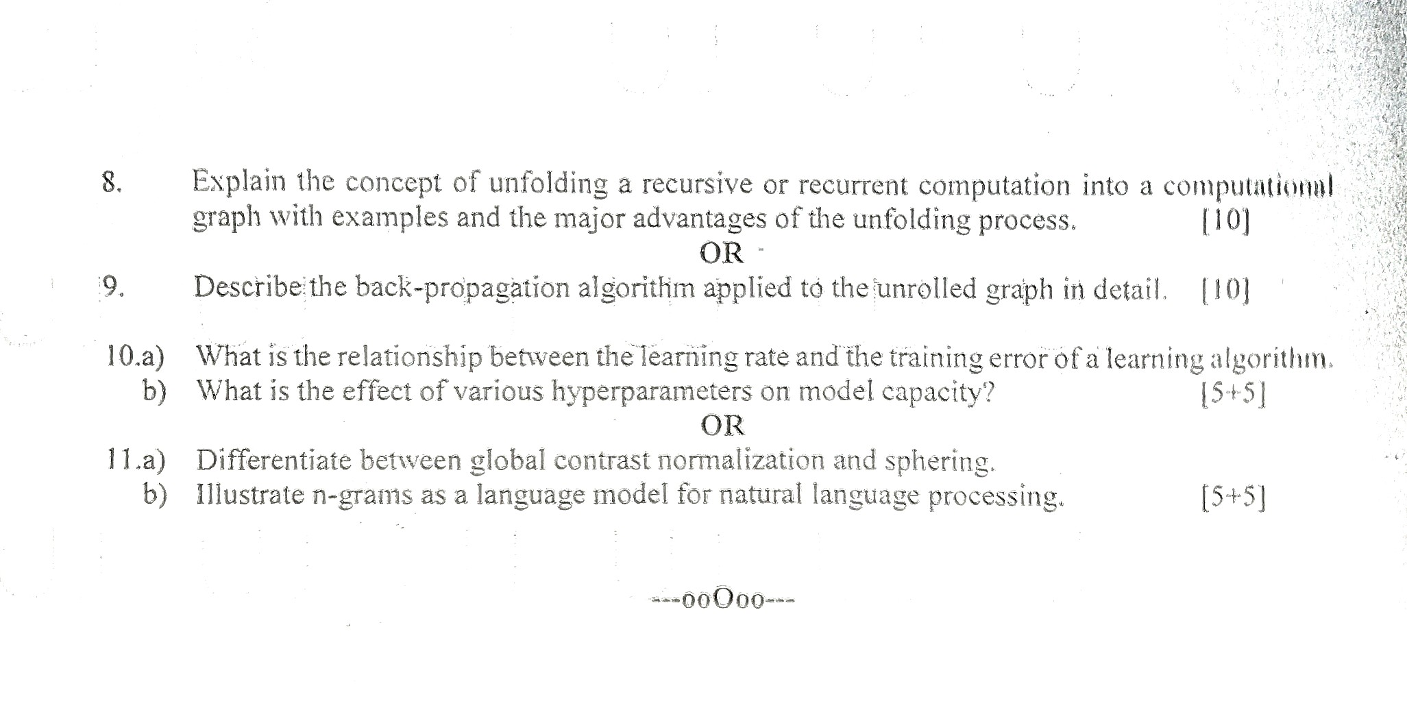 Deep Learning Question Paper Page 2